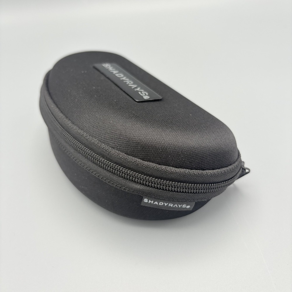 Shady Rays Black Fabric Semi-Hard Shell Rigid Sunglasses Case Only - Picture 3 of 5
